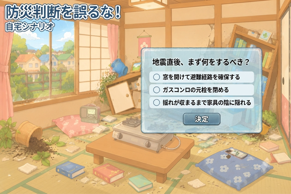 自宅・一人（昼間）シナリオ
